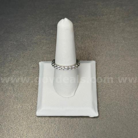 Silver 925 Ring with White Stones