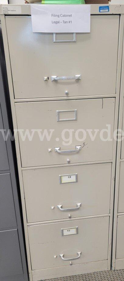 4-Drawer Legal Size File Cabinet