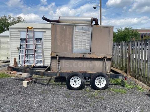 1995 80KW Detroit Diesel portable stand-by Generator 80DS60