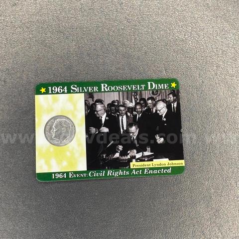 1964 Silver Roosevelt Dime