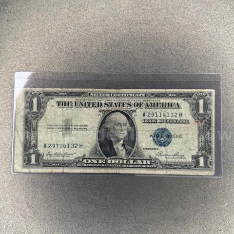 1935 E Silver Certificate Dollar