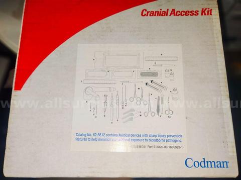 Lot of 8 Codman Cranial Access Kit P/N 8266-12 Internal ID 061926-3