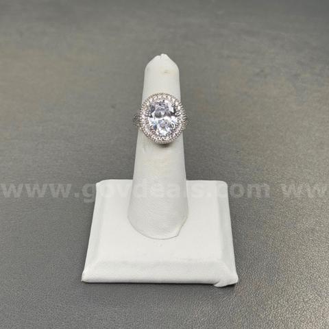 925 Silver Rings with White Stones