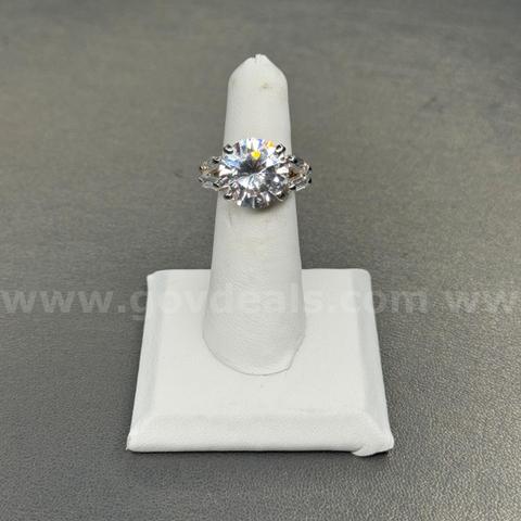 925 Silver Rings with White Stones