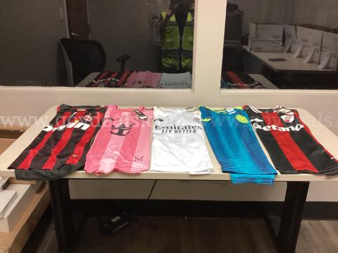 Lot of 5 Soccer Jerseys