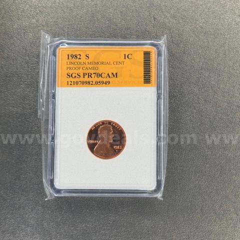 1982 S PR70 Lincoln Memorial Cent