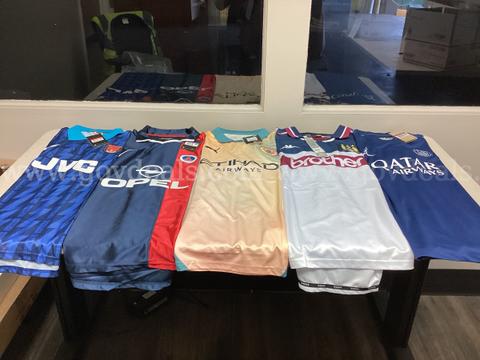 Lot of 5 Soccer Jerseys