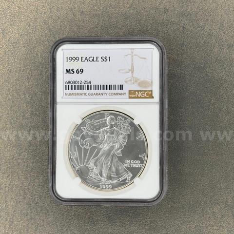 1999 MS69 Walking Liberty Dollar