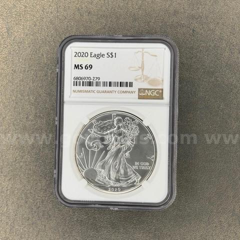 2020 MS69 Walking Liberty Dollar