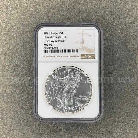 2021 MS69 Walking Liberty Dollar