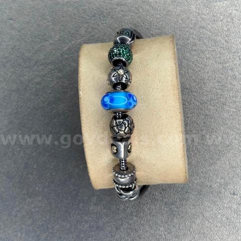 925 Silver Pandora Bracelet with 8 Silver Charms