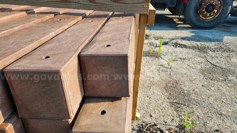 Plastic landscape timbers