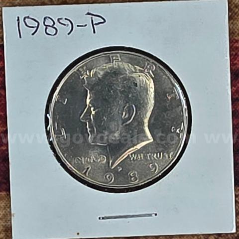Beautiful Kennedy Half Dollar 1989