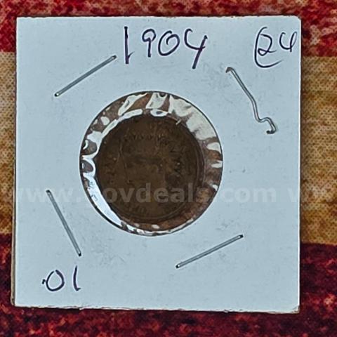 Nice Old Indian Head Penny 1904