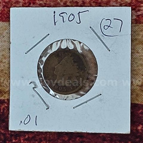 Nice Old Indian Head Penny 1905