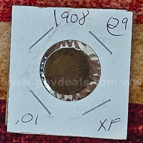 Nice Old Indian Head Penny 1908