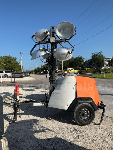 2021 GENERAC MAGNUM MOBILE GENERATOR WITH LIGHT TOWER MODEL MLT6S, DIESEL, TRAIL