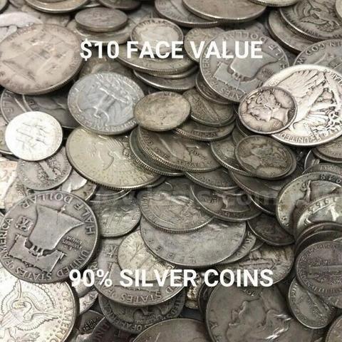 $10 Face Value Bag US Mixed 90% Silver