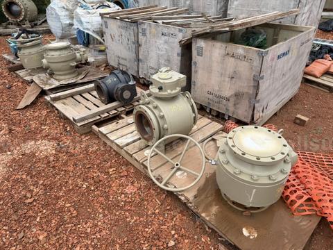 Valves, Ball, 12in to 8in Dia, 150#, A105/LF2, Unused, Qty 15