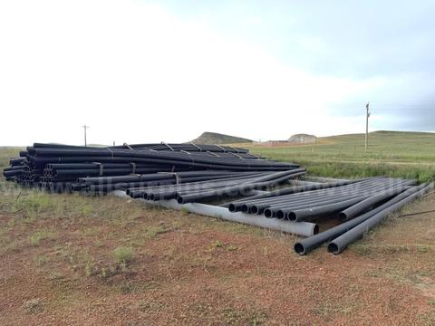 Pipe, HDPE, 8in SDR 11, 4710 Pipe, ASTM F2619 Energy, Unused, Qty 8,600ft, 172jts