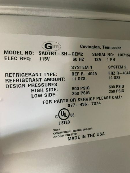 STAINLESS STEEL REFRIGERATORS / FREEZERS - photo 1
