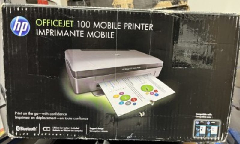Hewlett Packard OfficeJet 100 L411A Mobile Printer - photo 1