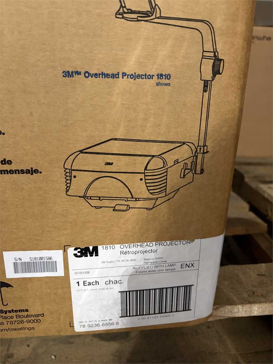 3M Overhead Projector 1800 Plus Series - BRAND NEW - LOT of 5 - photo 1