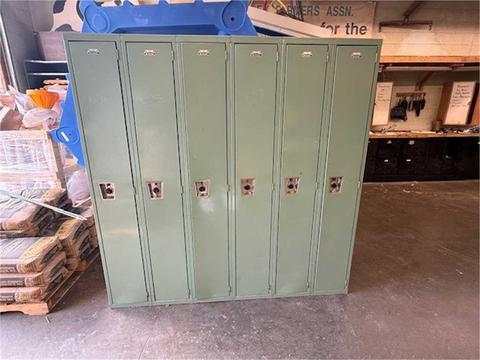 6' wide 6' high lockers