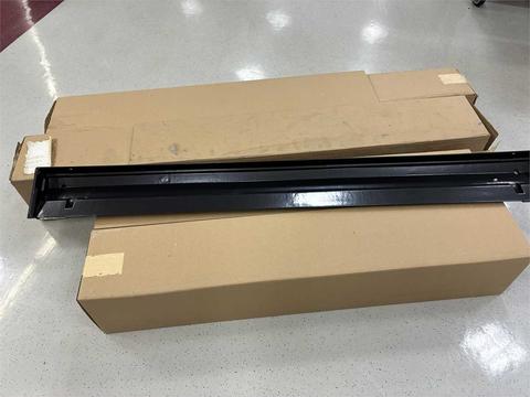 (3) Black plastic drip pan for AC unit
