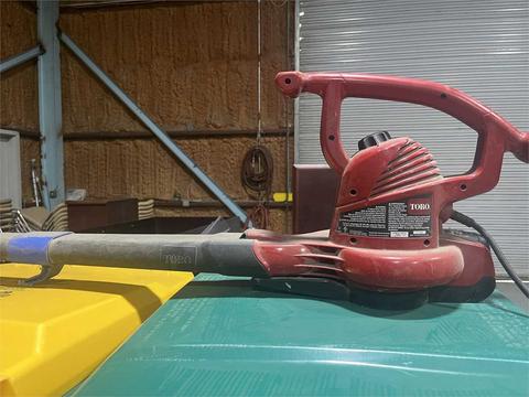 Used drill, blower, and battery chargers