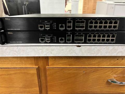 Lot of 2 SonicWall NSA 5600
