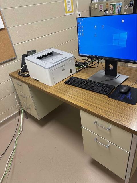 HON Metro Classic Metal Double Pedestal Desk