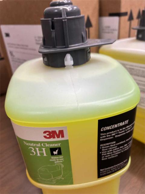 3M 3H Neutral Cleaner Concentrate - Lot of 6