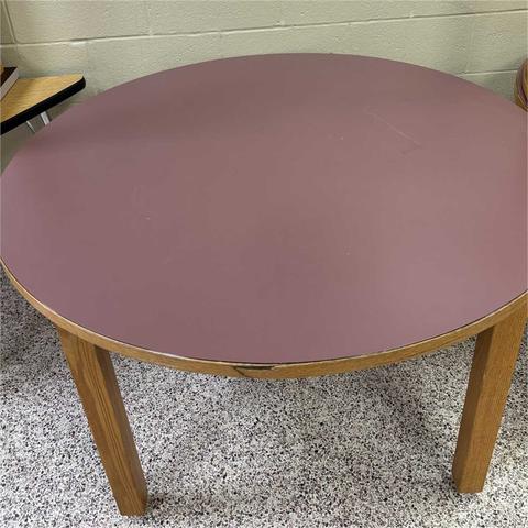 Round Wooden Activity Table