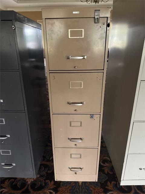 4 drawer filing cabinet
