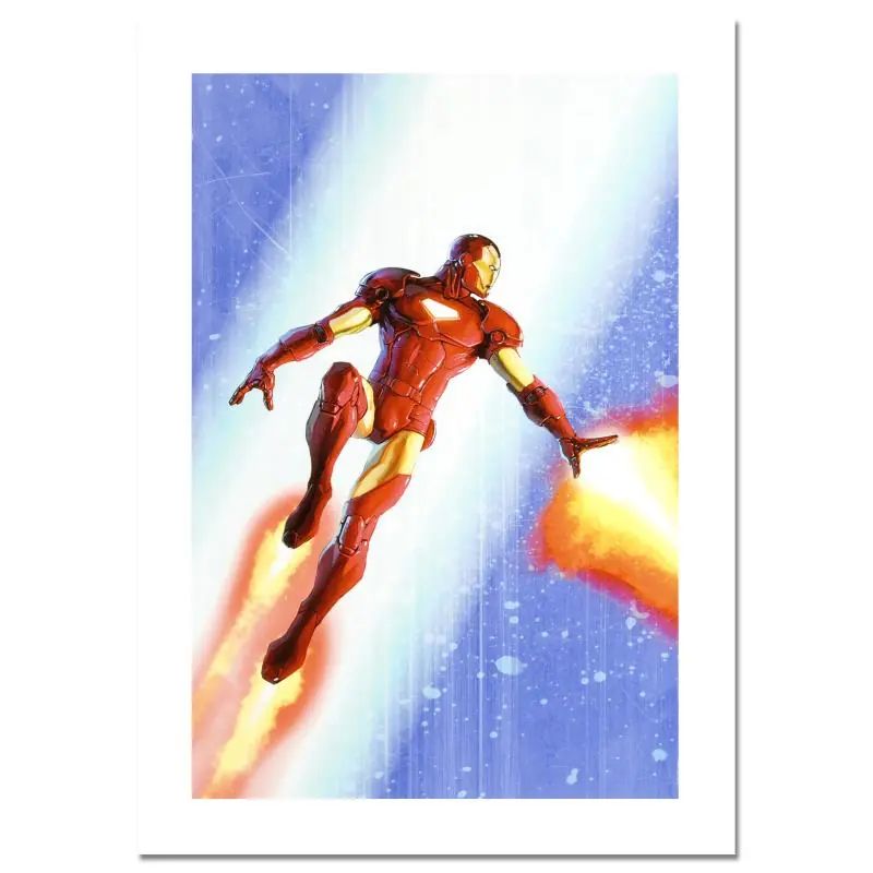 Marvel Comics, "Iron Man & The Armor Wars #3" Limited Edition Canvas by Francis Tsai; COA - photo 1