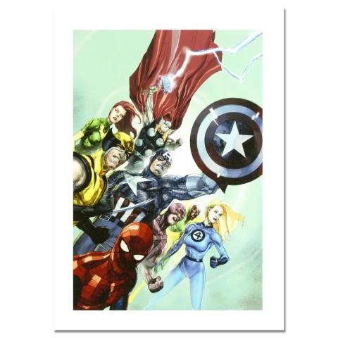 Marvel Comics, "Secret Invasion #1" Limited Edition Canvas by Leinil Francis Yu; COA