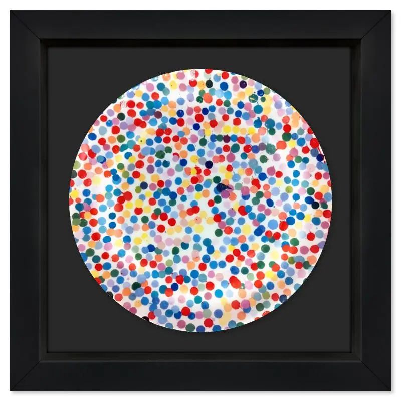Damien Hirst, "The Currency" Framed Fine Bone China Plate. - photo 1