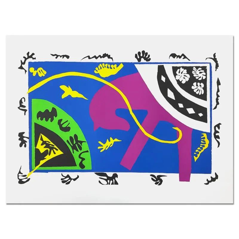 Henri Matisse 1869-1954 (After), "Le Cheval, L'Ecuyere et le Clown" Limited Edition Lithograph with COA - photo 1