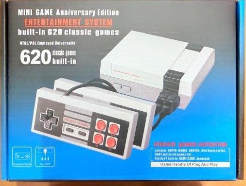 Mini Gaming Entertainment system with two controllers and 620 built in games - photo 1