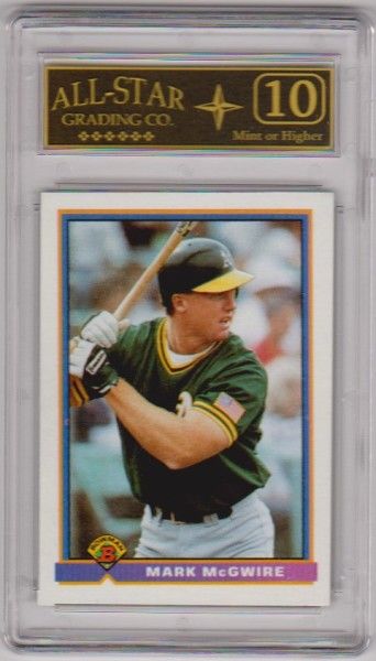 Graded 10 - Mark McGwire 1991 Bowman #234 Card - photo 1
