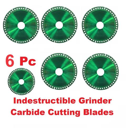 6 Pc Indestructible Grinder Discs