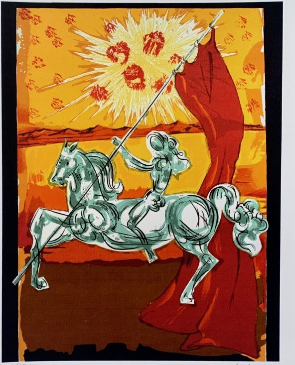Fine Art Dali WILFRED OF IVANHOE Facsimile Signed Limited Edition Giclee - photo 1