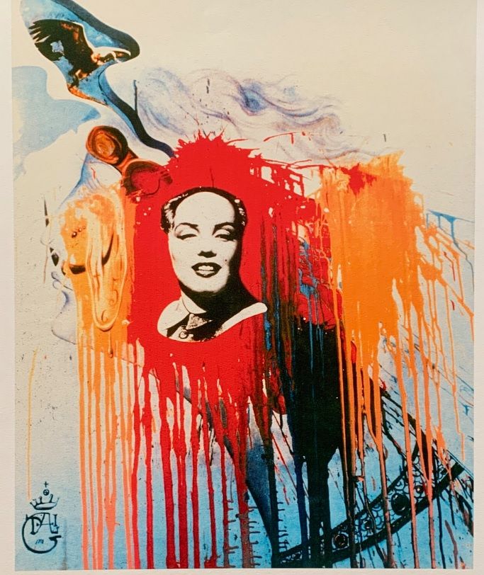 Salvador Dali MARILYN MONROE MAO Facsimile Signed & Numbered Giclee - photo 1